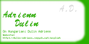 adrienn dulin business card